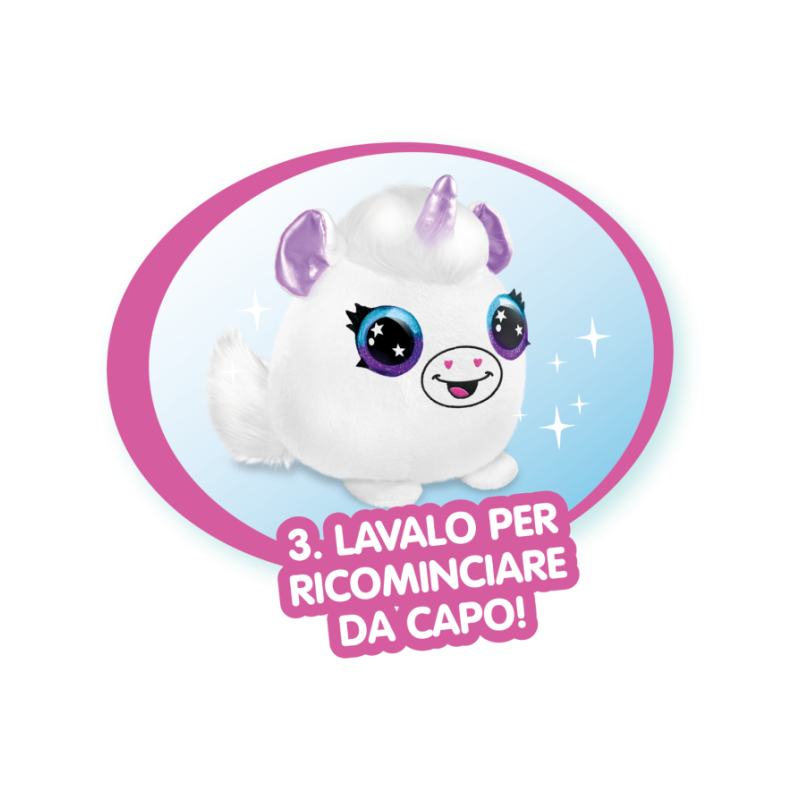 Rocco Giocattoli AirBrush Plush Unicorno Peluche da Colorare